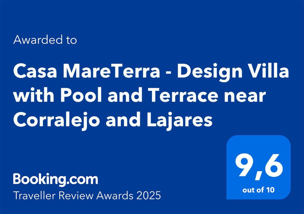 Casa Mareterra - Design Villa With Pool And Terrace Near Corralejo And Lajares Exterior foto
